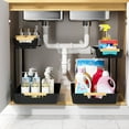 Limorve Storage Basket,Undersink Storage Rack with SlideOut Drawers