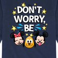 thumbnail image 3 of Disney Emoji - Don't Worry Be Emojis - Toddler And Youth Long Sleeve Graphic T-Shirt, 3 of 5