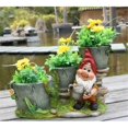 thumbnail image 1 of SINTECHNO Cute Gnome with Staircase of Three Flower Pots, 1 of 1