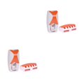 thumbnail image 3 of Dispensador automático de dientes Wosthever desmontable universal Montado en la pared color sólido, 3 of 6