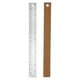 thumbnail image 1 of Regla de Acero Inoxidable con Respaldo de Corcho, Regla Recta de 12 Pulgadas con Respaldo Antideslizante y Escala en Pulgadas y Centímetros para Dibujo de Ingeniería de Oficina, 1 of 6