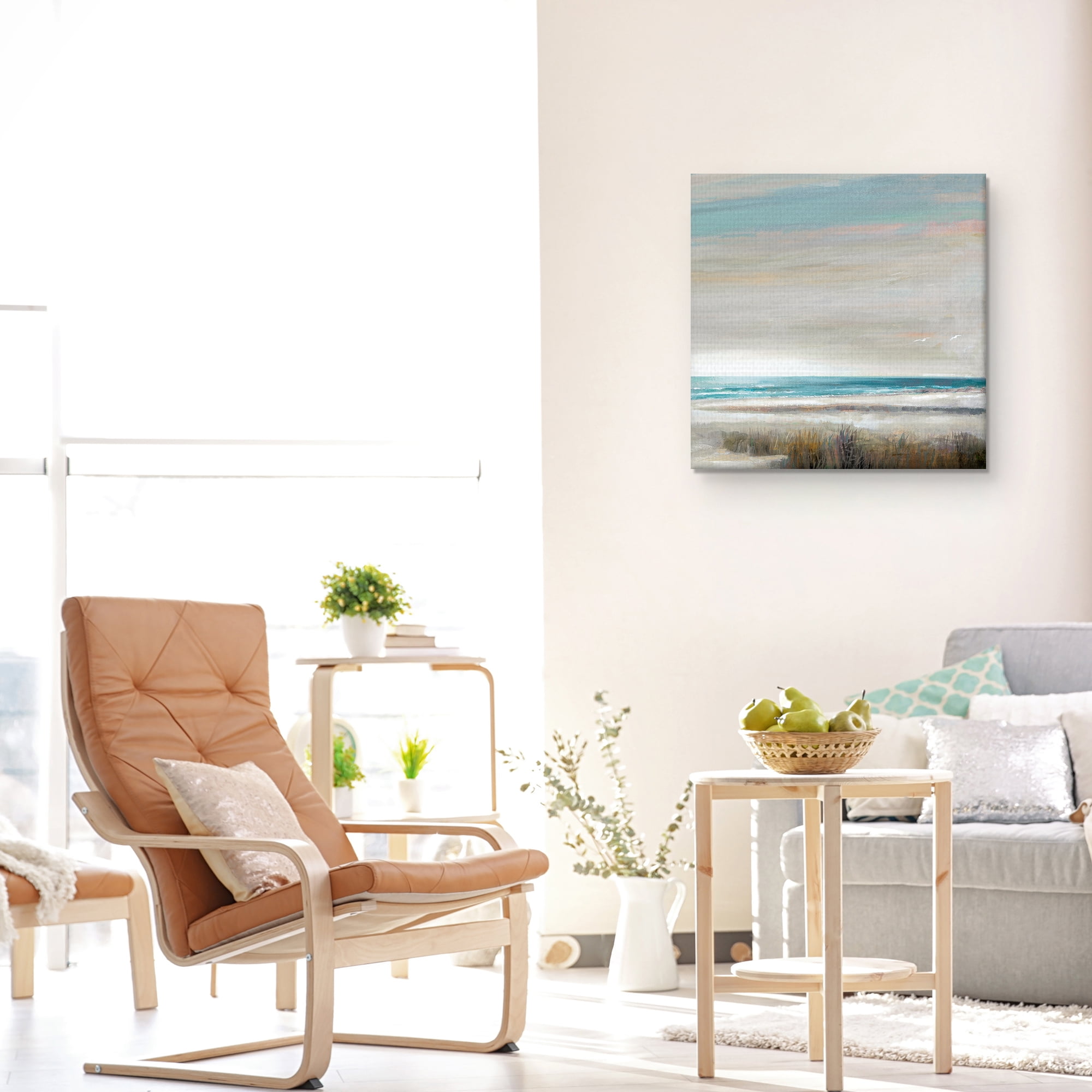 Masterpiece Art Gallery Ocean Oasis Beach Sunset by Ruana Mannign Canvas Art Print