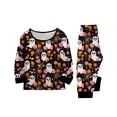thumbnail image 2 of 2026 Matching Family Halloween Pajamas Set, Fall Sleepwear, Ghost & Pumpkin Printed Holiday Sleepwear, Soft Loungewear PJs Outfit, 2 of 5