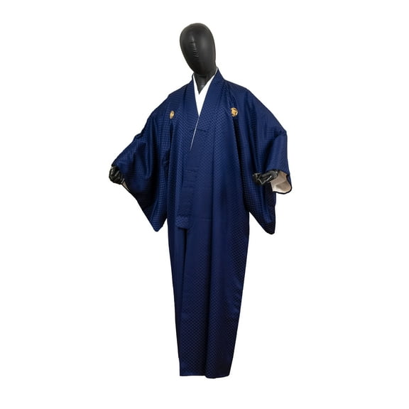 DEAR VANILLA Authentic Traditional Men's Kimono Japanese Robe Gown Samurai Made in Japan MKM-0200