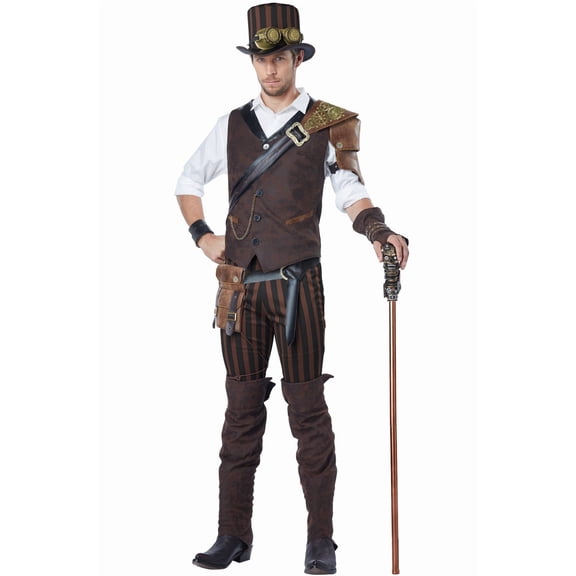 California Costumes Steampunk Adventurer Men's Halloween Fancy-Dress Costumes for Adult, L