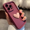 thumbnail image 4 of Funda de silicona con corazón de amor en 3D para iPhone, carcasa trasera de caramelo a prueba de golpes para iPhone 16, 15, 13, 12, 11, 14 Pro Max, X, XR, XS, 16 Plus, 4 of 4