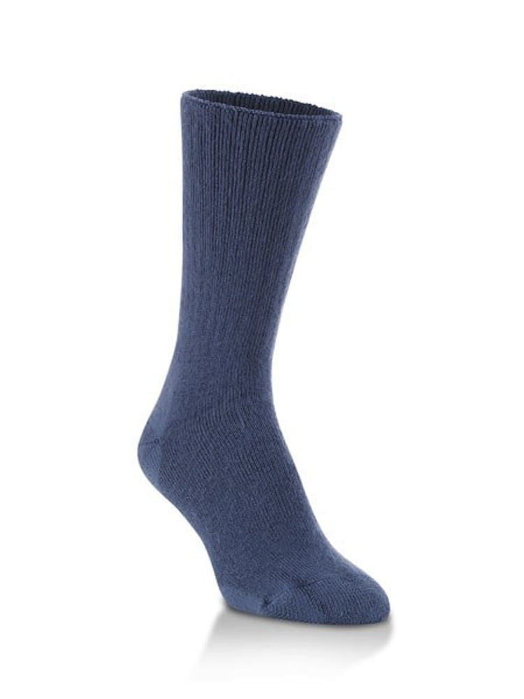 World's Softest Socks Classic Collection Crew Denim Medium