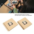 thumbnail image 3 of Juego De álbumes De Bricolaje Para Bebés, Kit De álbumes De Recortes De Tapa Dura De 2 Piezas Con Cubierta De Ventana Para Tendencias Personalizadas, Libro De Arte Para Niños, 3 of 7