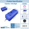 thumbnail image 3 of Contenedor de Depósito de Agua Bladder de 110 L/29 Gal, Plegable, Portátil, Tanque de Agua de Emergencia, Bolsa de Agua Suave, RV, Camping, Riego de Jardín, 3 of 7