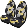 thumbnail image 1 of ABPHQTO Juego de 2 fundas de asiento de coche, protector de asientos delanteros de coche Universal de camuflaje colorido, apto para coche, SUV sedán, camión, 1 of 4