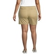 thumbnail image 2 of Lands' End Women's Plus Size Pull On 7" Chino Shorts, 2 of 3