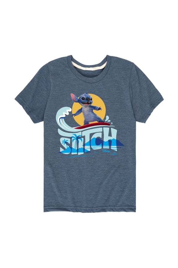 - Stitch Surfing - Toddler And Youth Short Sleeve Graphic T-shirt