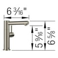 thumbnail image 2 of Blanco 527563 Alta Ii 1.5 GPM Cold Water Dispenser - Satin Platinum, 2 of 7