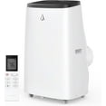 thumbnail image 3 of QinaQin 14,000 BTU Portable Air Conditioner with Remote Control, White, 3 of 7