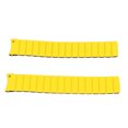thumbnail image 3 of Watch Strap, Scratch Resistant Magnetic Band Adjustable Silicone Strong Magnet Rings  For Smartwatches Black Yellow, 3 of 8