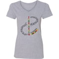 thumbnail image 3 of Inktastic Juneteenth-celebrating Freedom Breaking Chains Women's V-Neck T-Shirt, 3 of 5