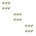 thumbnail image 4 of Rama de flores artificiales Inteprter 6 piezas tela flor falsa Leche blanca, 4 of 6