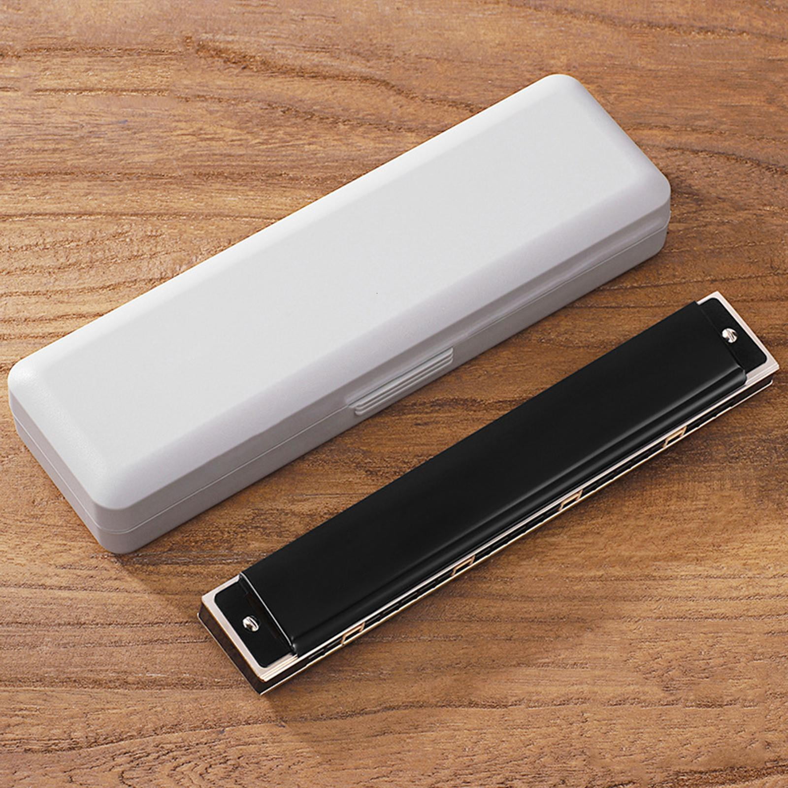LIANXUE C for Key Harmonica 24 Holes,Performance Tremolo Harmonica for Adults Beginner K
