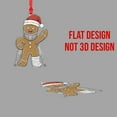 thumbnail image 4 of ViciArt Gingerbread Ornament – What a Year 2025 Design with Cast and Crutches, Christmas Decor, 4 of 4