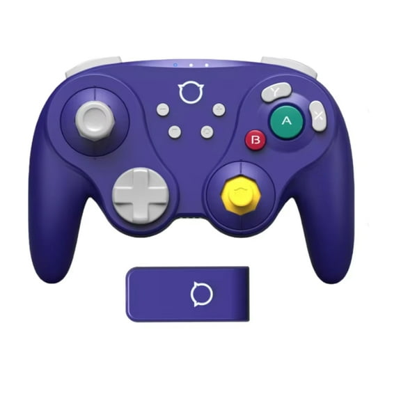 NYXI Warrior Gamecube Bluetooth Game Controller Purple Wireless Gamepad for Gamecube/WII/Switch2/Switch OLED/Switch Lite/PC