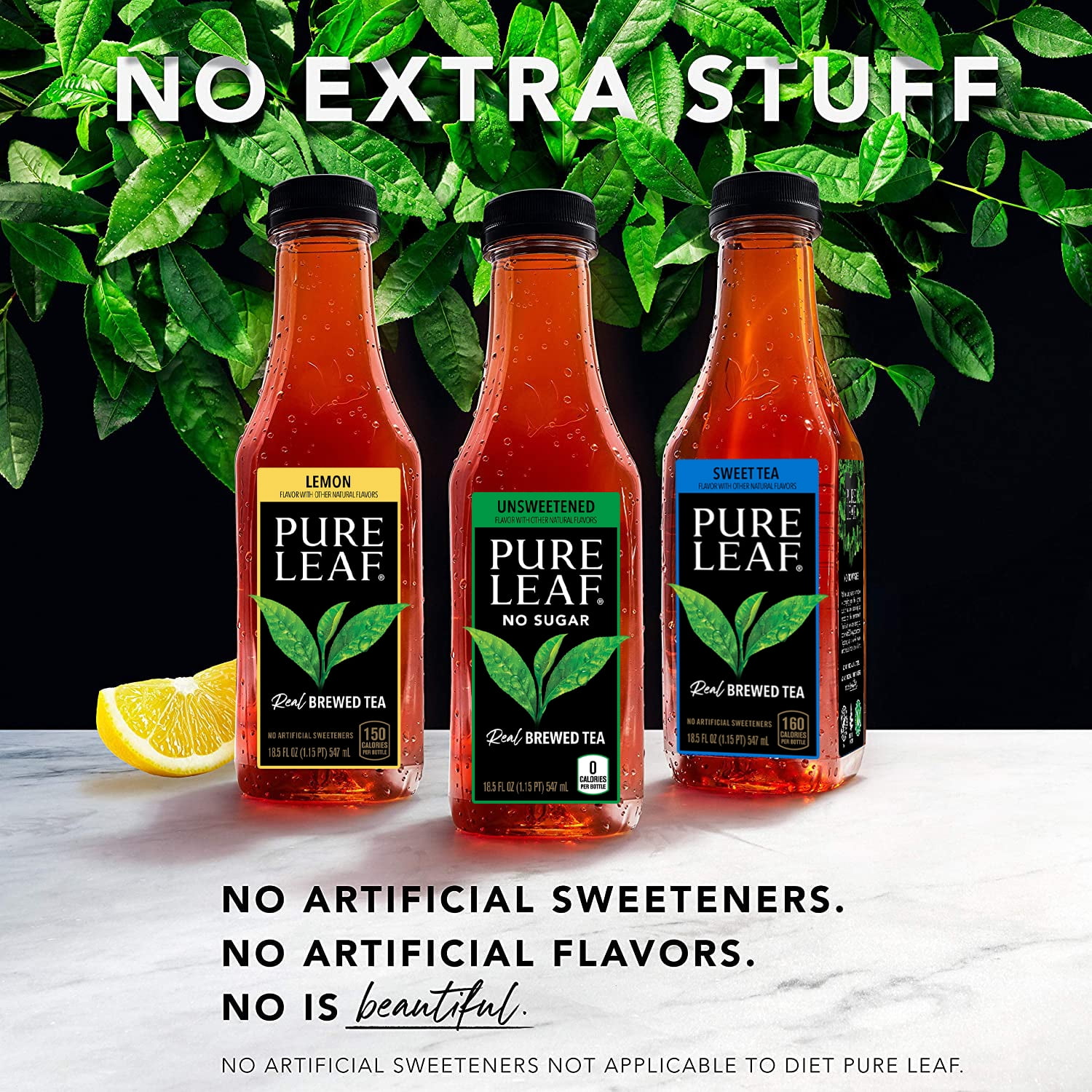Pure Leaf Real Brewed Unsweetened Black Tea, 12 bottles / 16.9 fl oz -  Foods Co.