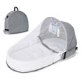 thumbnail image 1 of Cómoda cuna plegable resistente a la presión para recién nacidos, cuna de viaje biónica de aislamiento, 1 of 6
