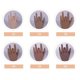 thumbnail image 3 of Maniquí de manos de silicona para práctica de uñas, modelo femenino, tatuaje, práctica de uñas Estilo 6 1 par, 3 of 7