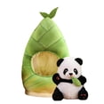 thumbnail image 1 of Panda de peluche, regalo para decorar la sala de estar con juguetes de bambú para adultos. estilo E, 1 of 9