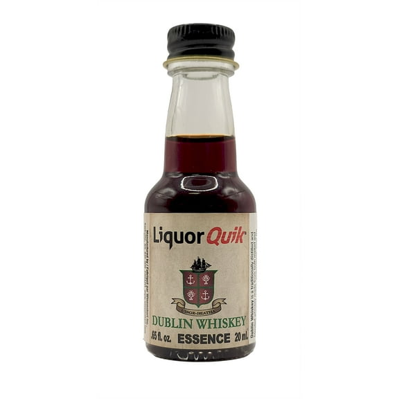 Liquor Quik Natural Whiskey/Bourbon Essence 20 mL (Irish Whiskey)