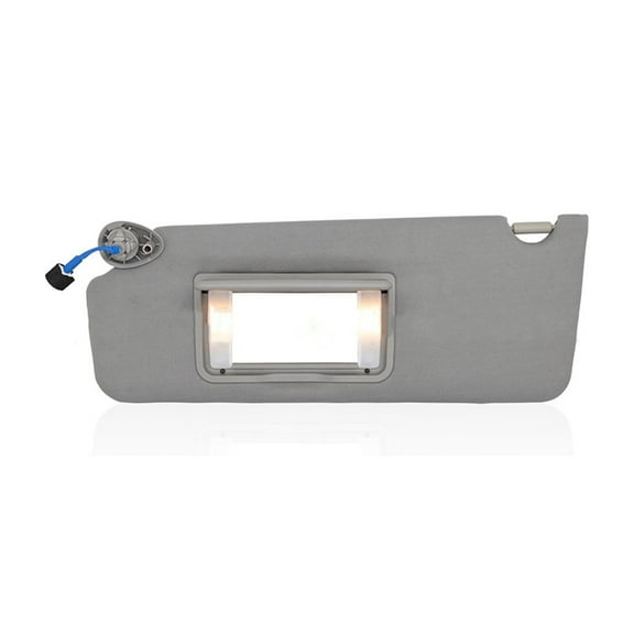 Left Driver & Right Passenger Side Sun Visor With Makeup Mirror, For Honda Pilot 2016-2022, For Honda Ridgeline 2018-2020, Replace 83280-TG7-A12ZB-Main driver-left-dark grey