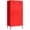 Red, variant on Metal Wardrobe Coat Cabinet with Adjustable Shelves and Hanging Rod,Storage Closet Locker for Bedroom,Kids Room,Office, Home, School,Almirah for Clothes,Blanket.