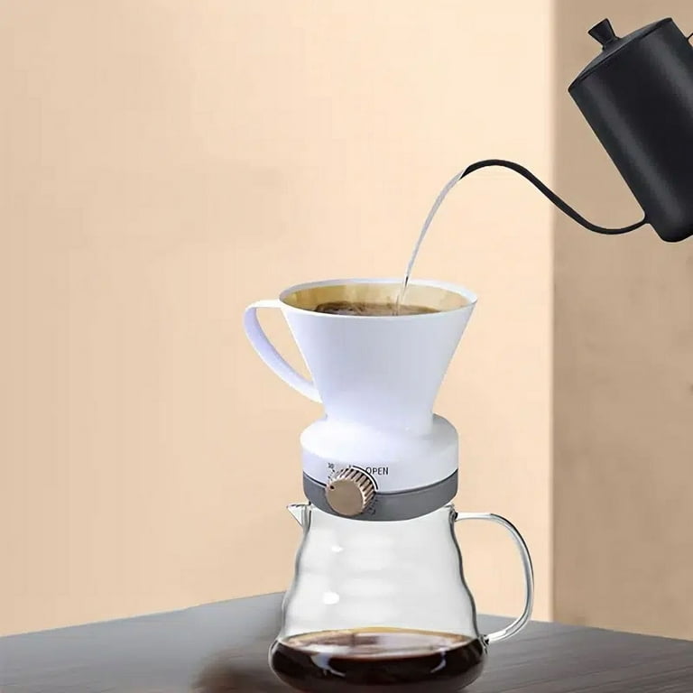 Pour Over Coffee Maker With Auto Timer Clever Dripper Decanter Hand Brewer  Durable And Cone Funnel Coffee Drip 