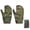 W9-Gloves-Camouflage Green, variant on 2 Pairs Mosquito Gloves for Arms Insect Gloves Bug Mosquito Netting for Camping Hiking Fishing Gardening for Adult,Green One Size