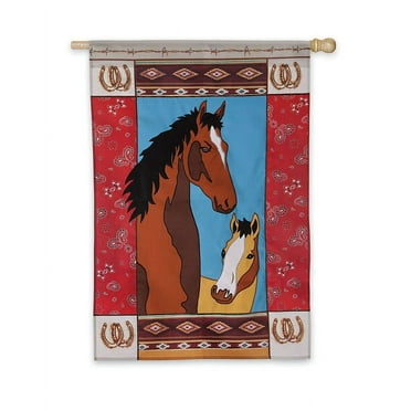 Flag, Gar, Horses