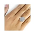 thumbnail image 3 of JewelersClub Sterling Silver 1/7 Carat White diamond Cluster Ring for Women | Diamonds for Everyday Womens Wear, 3 of 3