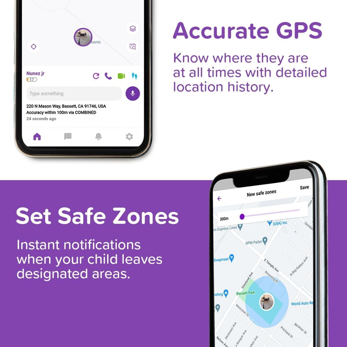 myFirst Fone R2 Acai Violet : Montre Connectée Téléphone pour Enfants avec GPS de Sécurité, Appel Vidéo, SOS et eSIM - Destinée aux Enfants de 5 à 12 Ans aux États-Unis et au Canada