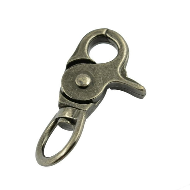 Justharion Vintage Silver Skull Snap Swivel Trigger Hooks Clips for  Keychain Unique and Eye-catching Style A 1Set 
