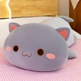 thumbnail image 5 of FUYU Cat Stuffed Animals, Soft Cat Plush Pillow Kawaii Kitten Stuffed Animal Toy Gifts for Kids Boys Girls Room Decor (White Round Eyes,15in/37cm), 5 of 7