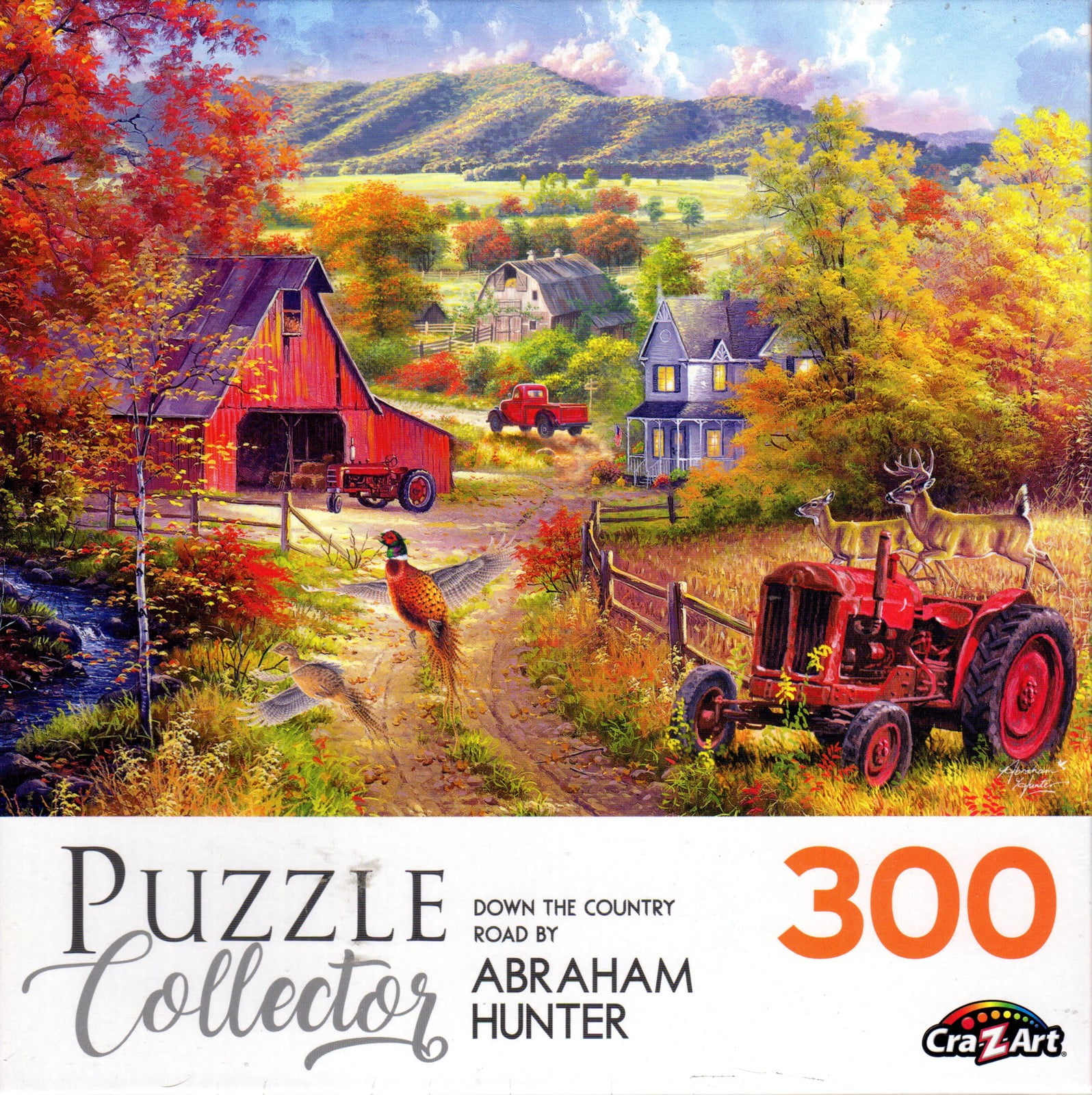 Puzzle Collector 300 Piece Puzzle Down the Country Road by Abraham