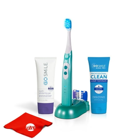 smile teeth toothbrush sonic whitening care kit purple uv dental system pro teal walmart
