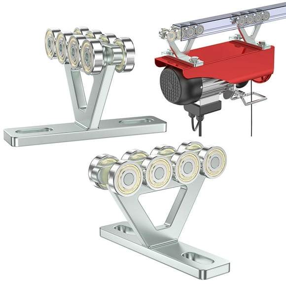 Carrito elevador SKTREX de 8 ruedas con rodillos para elevador eléctrico
