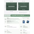 thumbnail image 3 of HYZUO 13.3-14 Pulgadas Funda Bolsa Port&aacute;til con Soporte Ajustable para MacBook Pro 14 M5/M4/M3/M2/M1 Pro/MAX A3426 A3427 2026-2021, MacBook Air/Pro 13.3, 13.8-13.5 Surface Laptop, Verde Med, 3 of 7