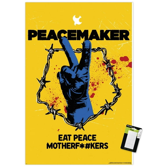 DC Studios Peacemaker: Season 2 (2025) - Eat Peace Motherf*#kers Wall Poster, 22.375" x 34"