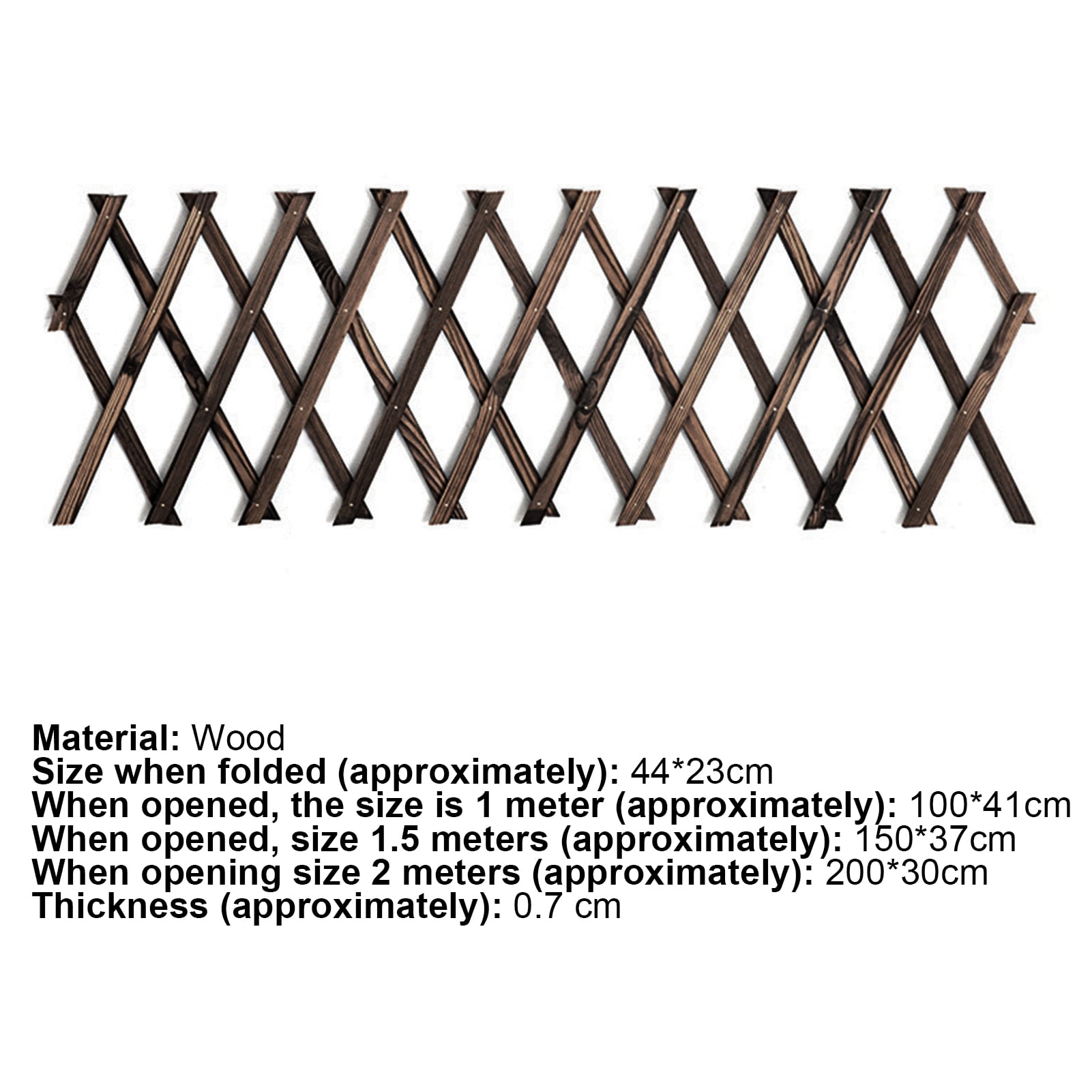 Ayyufe Trellis Fence Plant Support Willow Lattice Fence Panel for Climbing Plants Vine Ivy Rose Cucumbers Clematis, for Yard