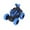 Blue, variant on 2.4G RC Double Sided Rolling Stunt Dump Truck, Rechargeable Off-Road Remote Control Vehicle with LED Lights & Music, Large Anti-Slip Rubber Tiers Toy Gift for Boys Girls Kids Indoor Outdoor Play