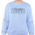 thumbnail image 2 of Skyline Juneau Alaska Sweatshirt Unisex Small Light Blue, 2 of 5