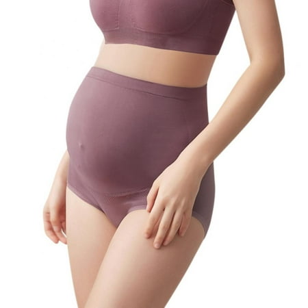 

Maternity Underwear Plus Size Seamless Pregnancy Panties High Waist Postpartum Belly Support Briefs