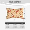 thumbnail image 4 of Daiia Cute Foxes Bedding Waterproof Pillow Protector Zippered Queen – Bed Bug Proof Pillow Encasement-16"x24", 4 of 6