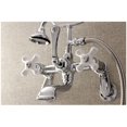 thumbnail image 4 of Kingston Brass AE59T5 7" Adjustable Wall Mount 2-Handle AE59T5, 4 of 7