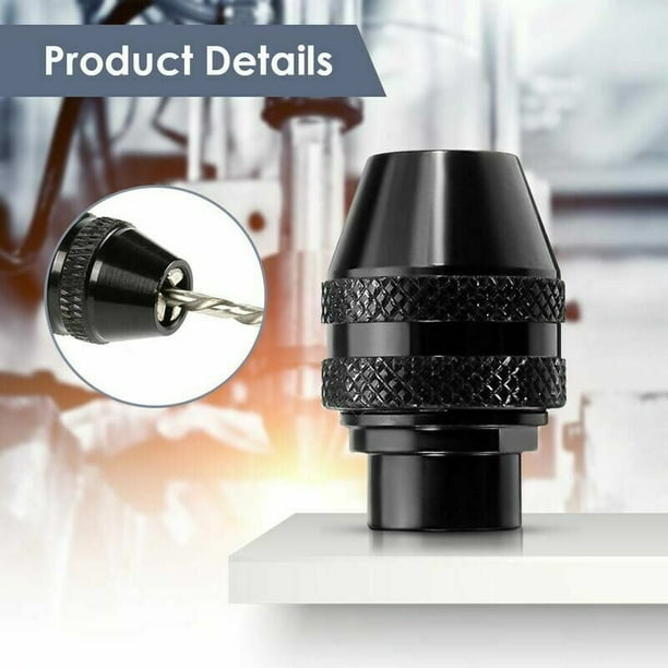 Dremel 4486 Universal Keyless Chuck 0.4mm to 3.2mm for Rotary